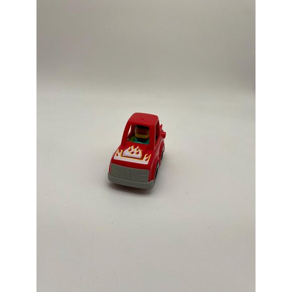 Fisher-Price Little People Wheelies Red Truck with Flames: Preschool Pretend Pla - Picture 6 of 7